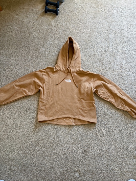 The North Face Sweaters - The North Face Women's Hoodie in Light Tan with White Logo